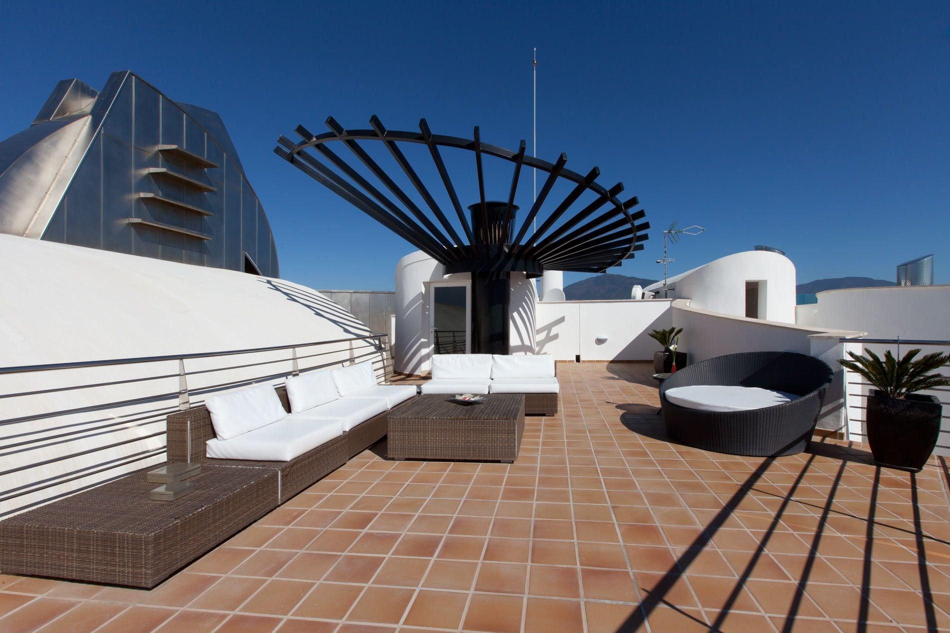 Senator Banus (Adults Only) Hotell Estepona Eksteriør bilde Rooftop terrace